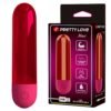 10 Fonksiyonlu USB Şarjlı Metalik Mini Bullet Vibratör – Kiwi (Yakut Kırmızısı)