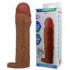 Extended 5 cm Uzatmalı Halkalı Melez Rengi Gerçekçi Penis Kılıfı – Hani
