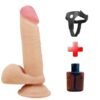 20,5 cm Çift Katmanlı Gerçekçi Belden Bağlamalı Dildo Penis - Creel