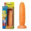 17 cm Vantuzlu Mısır Şeklinde Silikon Anal Plug