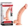 24 cm Kavisli Realistik Dokulu Vantuzlu Dildo Penis – Ten Rengi