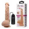 24 cm Titreşimli Realistik Vantuzlu Dildo Penis - Jason