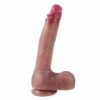 27 cm Kalın Ultra Gerçekçi Melez Vantuzlu Dildo Penis – Bahamut