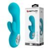 7 Fonksiyonlu 5 Hız Kademeli USB Şarjlı Rabbit G-Nokta Vibratörü – Chris (Mavi)