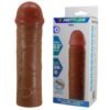 Extended 2.5 cm Uzatmalı Melez Rengi Gerçekçi Penis Kılıfı – Nile