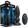 USB Şarjlı 12 Titreşim Modlu Uzaktan Kumandalı Vibratör & Boğumlu Anal Plug